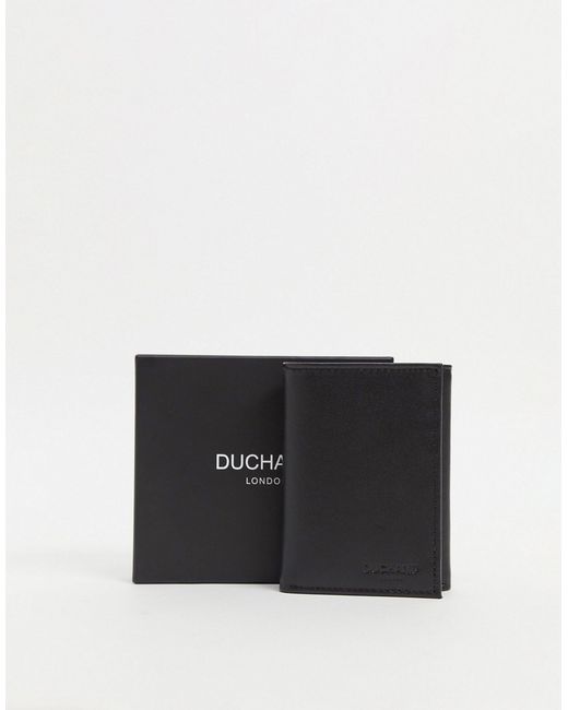 Duchamp leather trifold wallet-