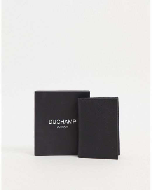 Duchamp leather folding card holder-