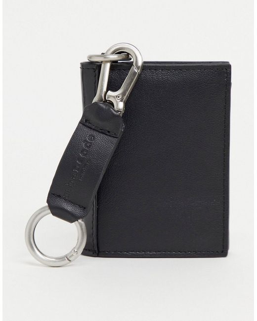 Urbancode leather wallet with detachable key ring-