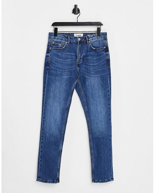 Pull & Bear slim fit jeans in dark