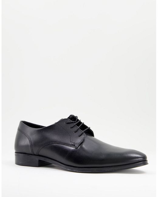 Asos Design derby shoes in leather