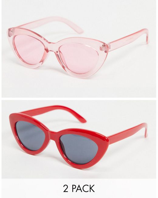 Madein. Madein. 2 pack cat eye sunglasses-