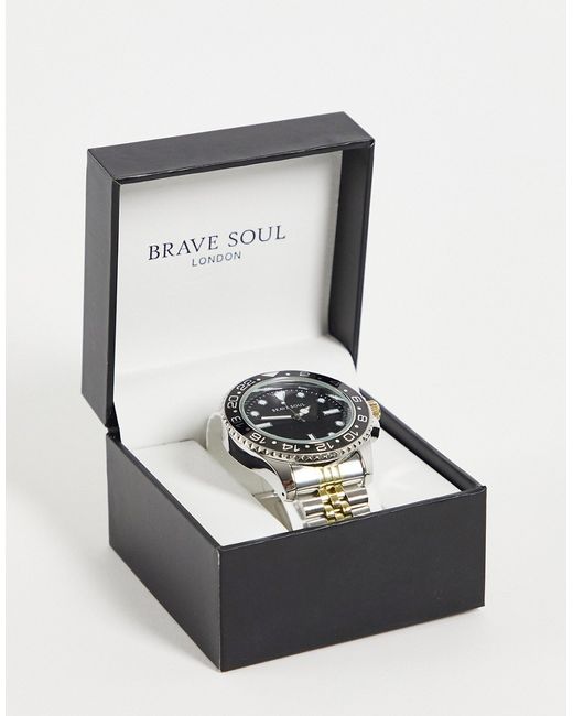 Brave Soul watch with black dial-