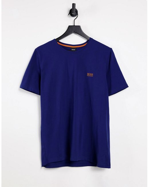 Boss Bodywear t-shirt in bright blue-