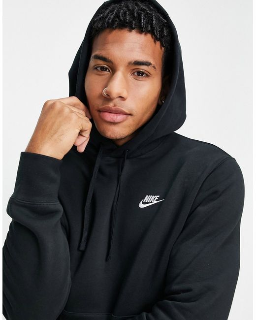 Nike pullover hoodie with swoosh logo in