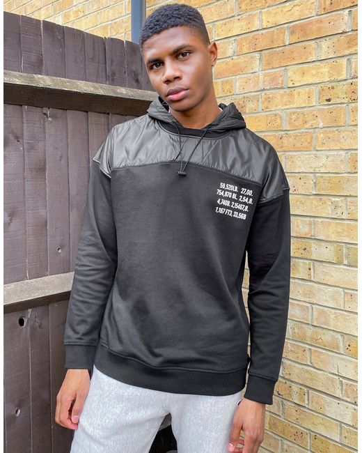 Only & Sons hoodie with print-