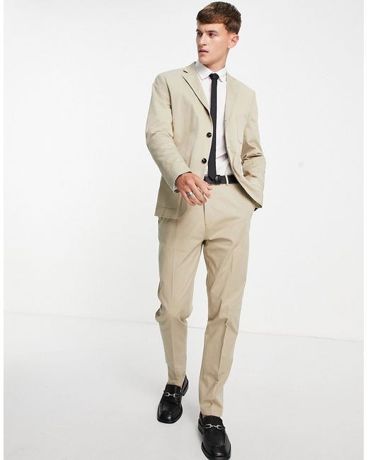 Selected Homme slim tapered suit pants in