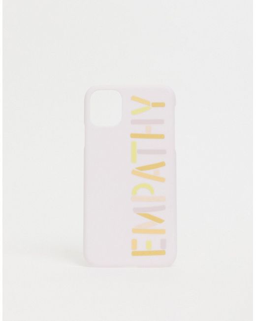 Monki Empathy iPhone 11 case in lilac-