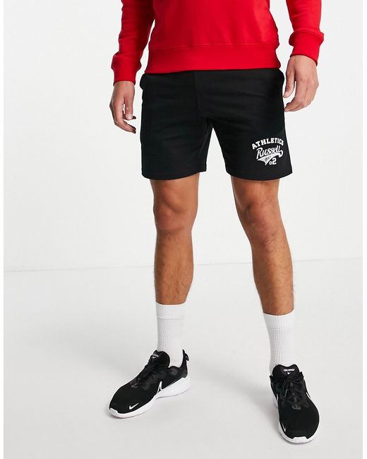Russell Athletic logo jersey shorts in