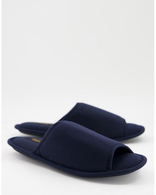 Truffle Collection waffle slide slippers in