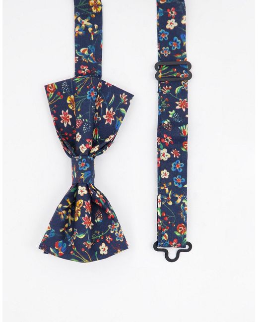 Gianni Feraud liberty print ditsy bow tie-