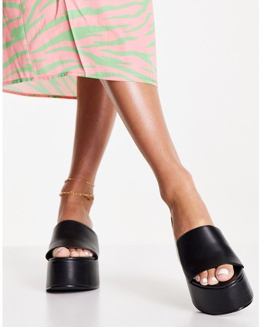 Missguided platform mules in