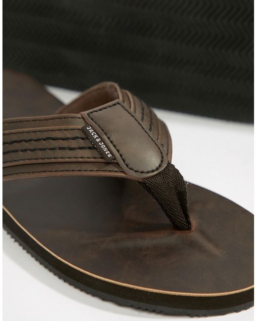Jack & Jones Leather Sandal