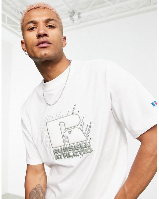 Russell Athletic Embroidered Logo t-shirt in