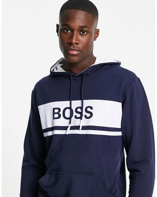 Boss Bodywear logo hoodie in