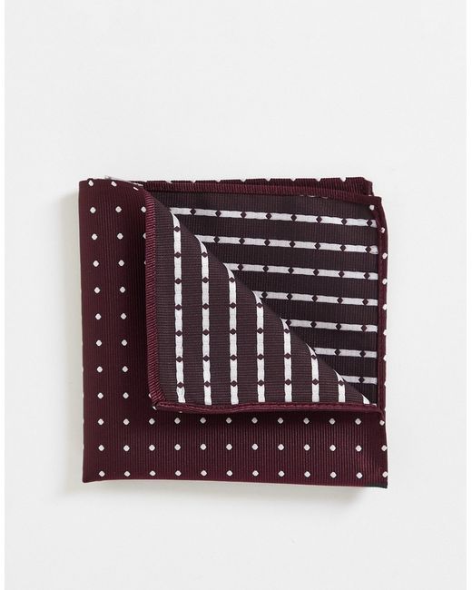 French Connection dotted pocket square-