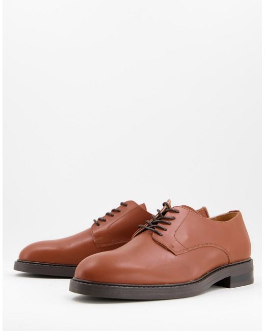 Selected Homme leather derby shoes in