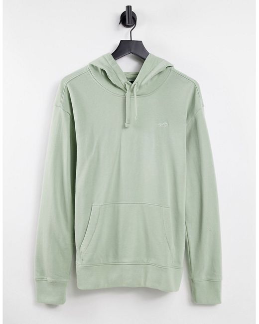 Hollister icon logo hoodie in sage