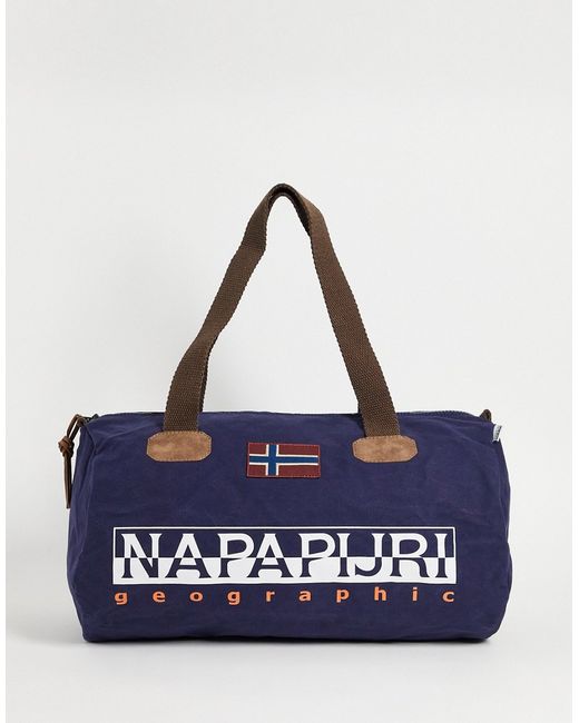 Napapijri Bering small duffle bag in navy-