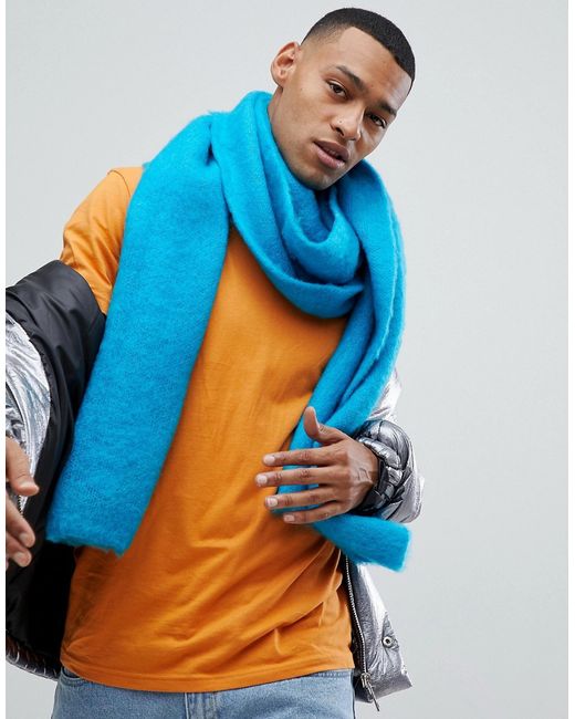 Asos Design standard scarf in bright