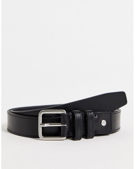 Selected Homme leather belt in