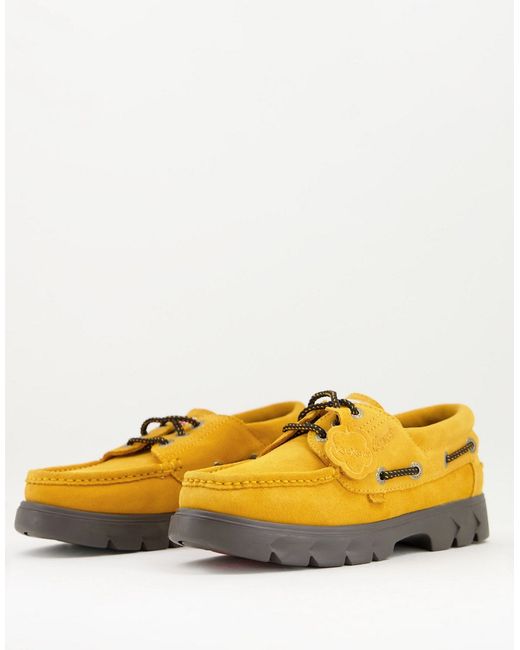 Kickers lennon chunky boat shoes in suede