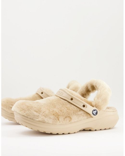 Crocs fur sure slip on shoes