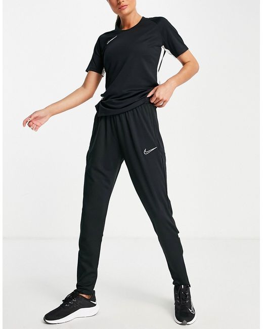 Nike Football Nike Soccer Dri-FIT Academy pants in black/white-