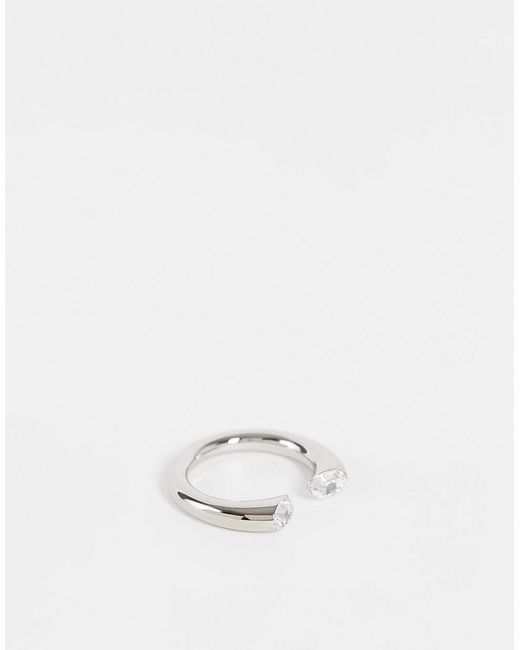 Calvin Klein ring with Swarovski crystal detail in