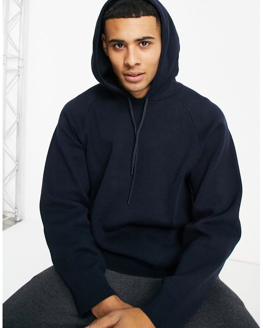 Selected Homme knitted hoodie in part of a set