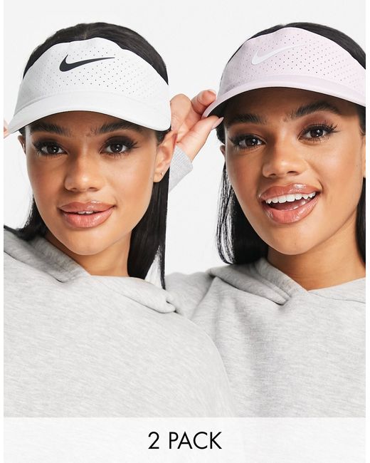 Nike Training Nike Court Dri-FIT Aero Advantage visor in pale