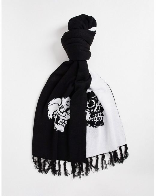 Bolongaro Trevor skull print scarf in