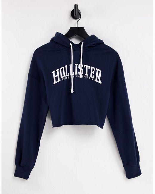 Hollister logo hoodie in