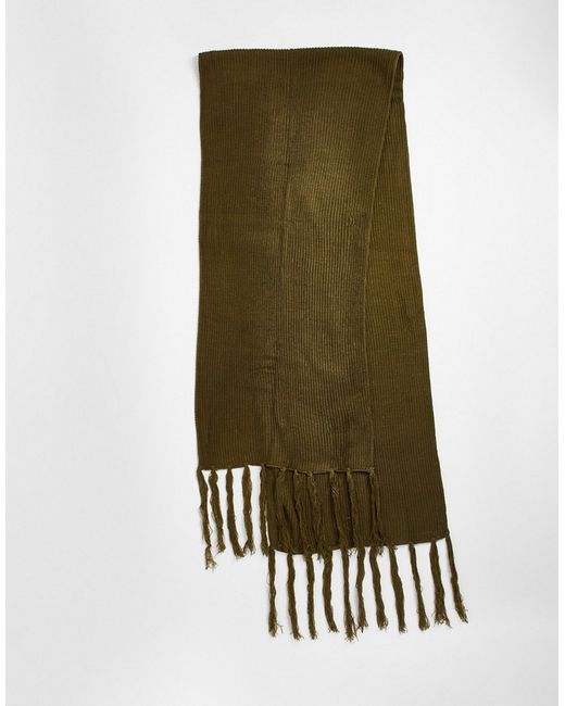 Svnx oversized scarf in khaki-