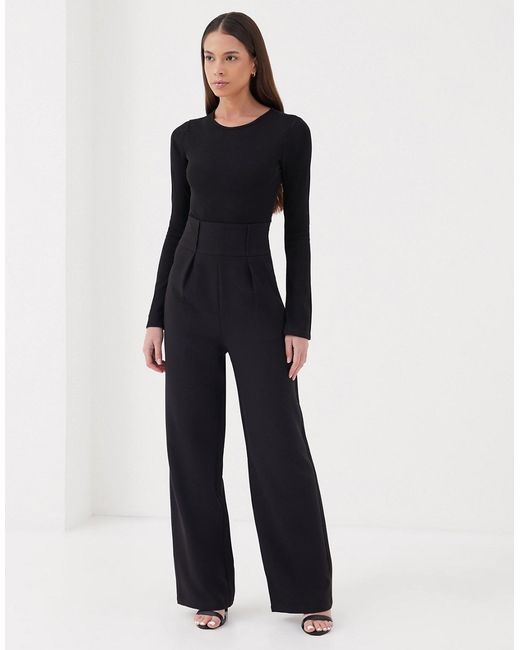 4th & Reckless high waisted tailored pants in