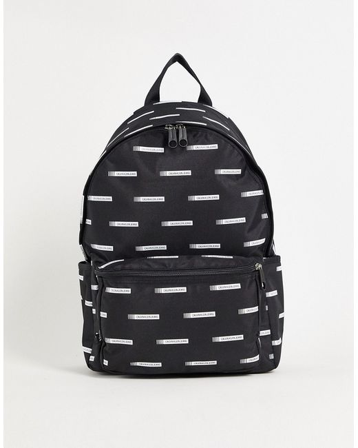 Calvin Klein Jeans all over print backpack in