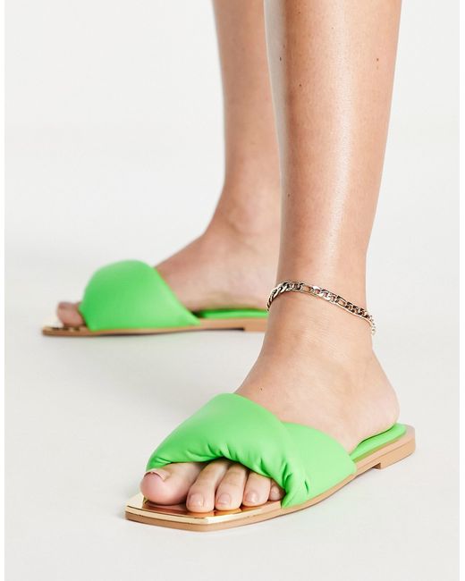River Island padded knot sandal in