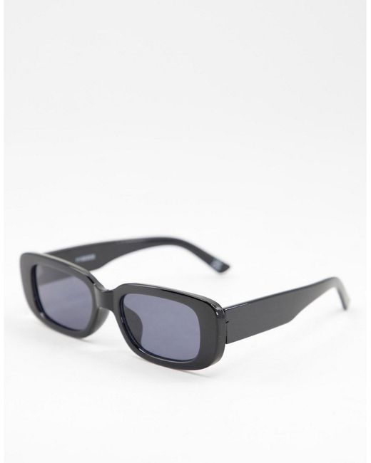 Asos Design mid square sunglasses in