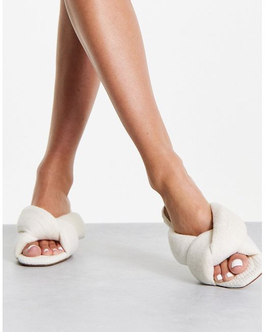 Na-Kd towel padded mules in off