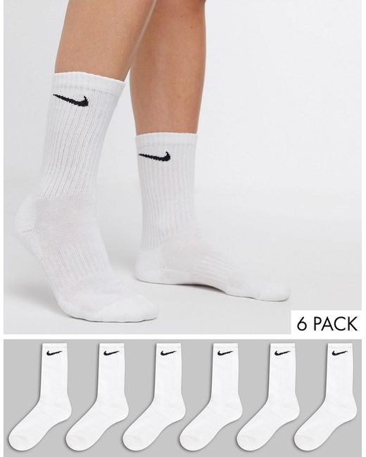 Nike Training 6 pack socks in
