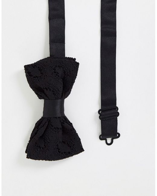 Devils Advocate bow tie in lace-