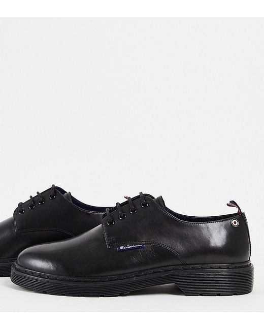 Ben Sherman Wide Fit Mod leather lace-up shoes in