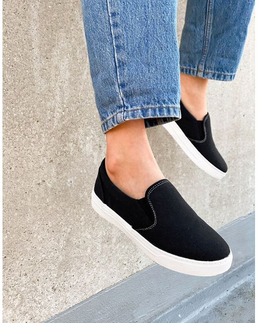 Na-Kd slip on canvas sneakers in