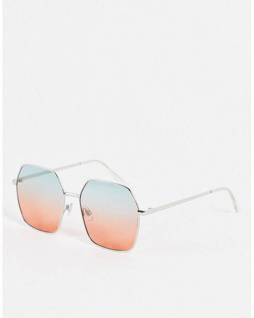 Madein. Madein square rainbow lens sunglasses-