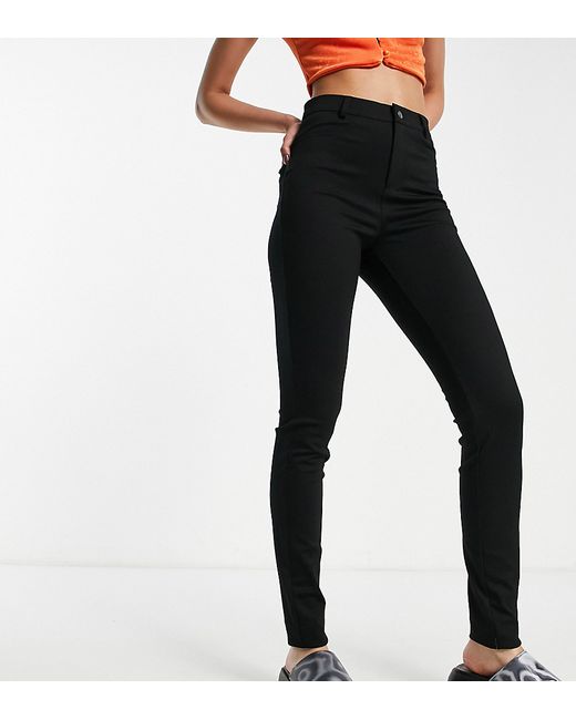 Noisy May Tall Callie high waisted ponte pants in