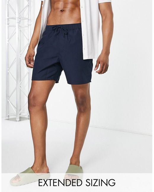 Asos Design swim shorts in mid length