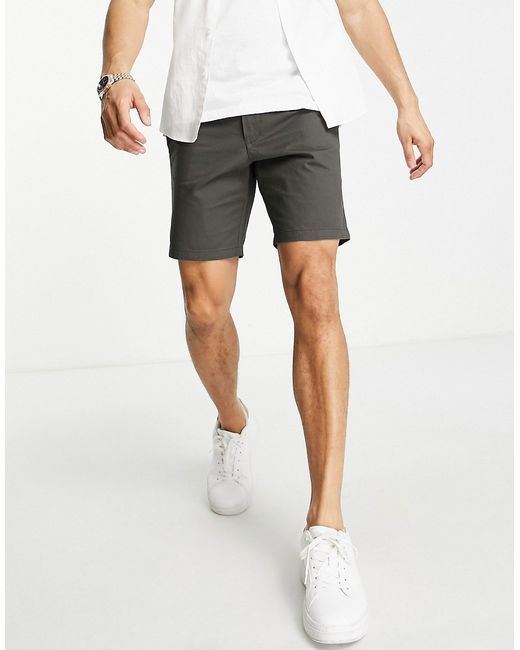 French Connection chino shorts in khaki-