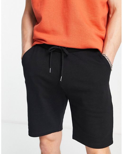 Asos Design jersey slim shorts in