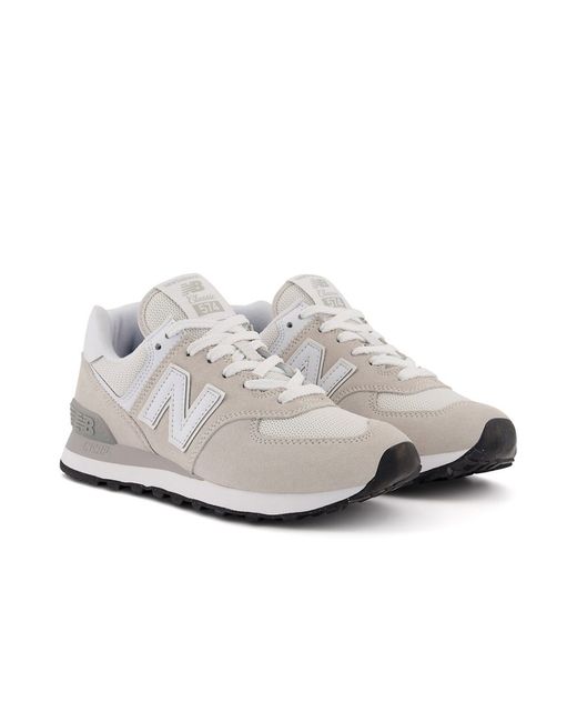 New Balance 574 sneakers in off and gray