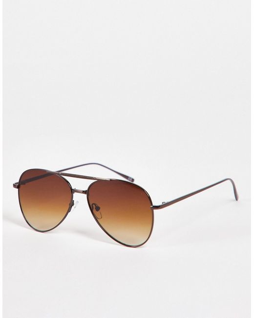 Topman navigator sunglasses in with gradient lens